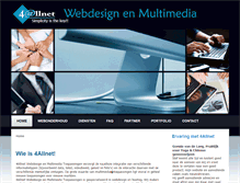 Tablet Screenshot of 4allnet.nl